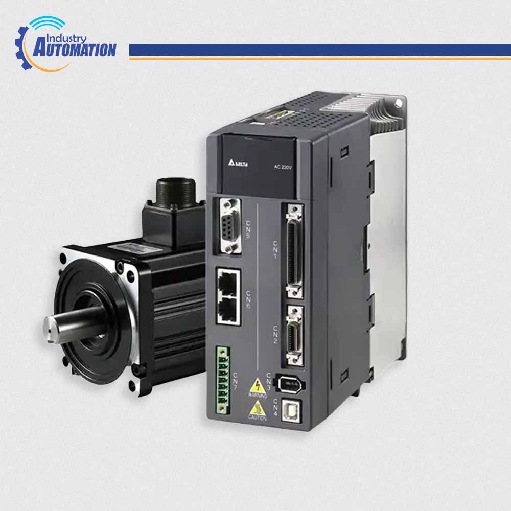 سروو موتور 400W ترمزدار 3000RPM سری A2 دلتا مدل ECMA-C20604SS